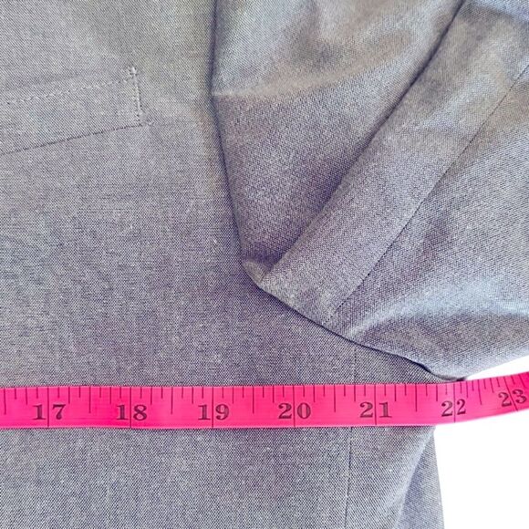 EXPRESS Men's Photographer Fitted Blazer Sport Jacket 42R Navy Paisley Lined - Picture 4 of 7